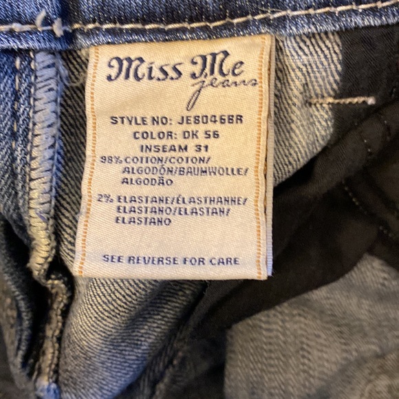 Size 26 Miss Me Boot Cut Jeans - Picture 9 of 11